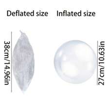 Inflatable Transparent Balls, Outdoor Garden Lawn Decoration Inflatable Balls, Birthday Party And Gathering Inflatable Balls - Multicolor - View 4