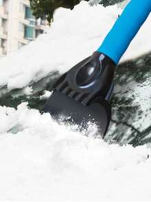 Car Windshield Snow & Ice Scraper, Suitable For Car And Small Truck Window Defrosting & De-Icing Tool, With Foam Handle (Classic Style) - Multicolor - View 7