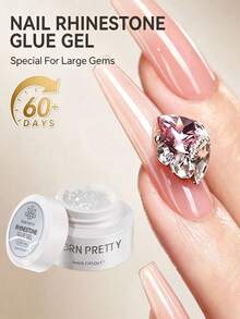 BORN PRETTY 5ml Extra Thick Rhinestone Gel, High Transparency Non-Yellowing UV LED Gel, Suitable For Rhinestone Adhesion DIY Nail Art Supplies - 5ml - View 3