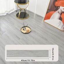 25pcs Wood Grain Self-Adhesive Non-Slip Floor Stickers, Thickened Polyethylene Foam Material, Waterproof And Wear-Resistant, Peel And Stick, Easy To Clean And Removable, Suitable For Living Room, Kitchen, Office And Bedroom Decoration. - Floor Sticker - View 10