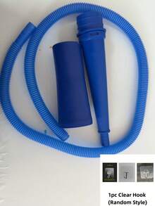 1pc Multi-Purpose Vacuum Cleaner Hose, Dryer Vent Cleaning Hose With Lint Removal System, Vacuum Cleaner Head, Washing Machine Cleaner, Suitable For Most Vacuum Cleaners, DIY Dryer Hose Cleaning Accessory, Washing Machine Accessory, Vacuum Cleaner Accessory, Vacuum Pipe - Made Of Durable TPE Hose And Plastic Material, Suitable For Home Appliance Accessories And Pipe Unclogging (Compatible With Multiple Devices) - A - View 9