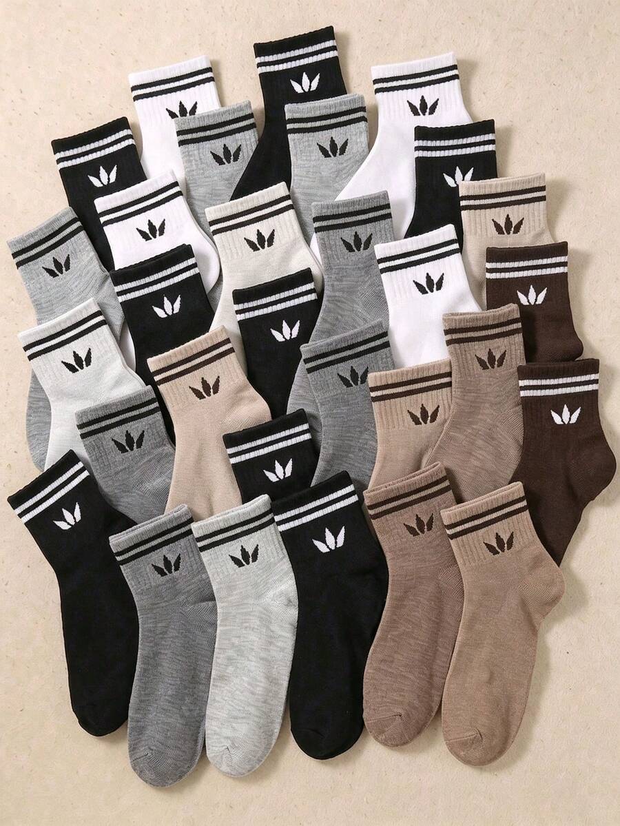 20/10/5 Pairs Random Style Halloween Kids Unisex Multi-Color Short ...