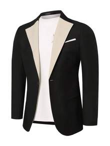 Men's 3-Piece Suit, Blazer + Vest + Trousers, Fashionable And High Quality, Suitable For Weddings, Parties Or Formal Events - Beige - View 4