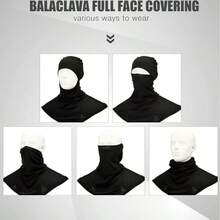 Men Masks & Visor Hat - Black and White - View 7