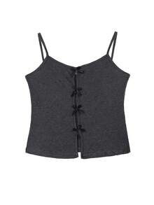 New Spring/Autumn Grey Slim Fit T-Shirt Top 2 Pieces Set - Grey - View 5