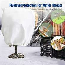 Winter Tree, Shrub, And Flower Protection Cover, Suitable For Outdoor Garden Use, Can Resist Snow, Frost, And Harsh Weather, Perfectly Meeting The Needs Of Gardening Enthusiasts And Landscape Design Enthusiasts - A - View 6
