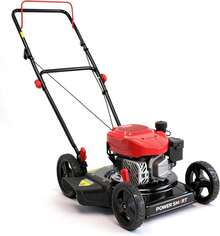 18-Inch Gas Lawn Mower, 144cc 4-Cycle Engine, Walk-Behind Push Lawn Mower, Side Discharge, 5-Position Height Adjustment, Ideal For Small Yards - A - View 9
