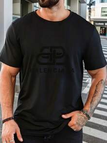 Men T-Shirts - 黑色 - 查看 8