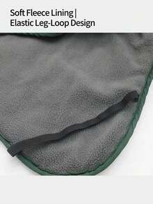 Winter Dog Coat, Reflective Fleece Vest With Adjustable Buckle And Drawstring Hole, Suitable For Outdoor Walks In Cold Weather, Suitable For Medium And Large Dogs - Green - View 7