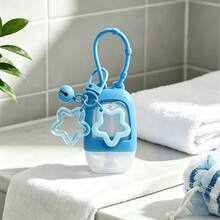 1/2pcs Alcohol-Free Hand Sanitizer Bottle With Protective Case And Keychain, Flip Top, Refillable, Suitable For Travel Carrying Liquids, Toner, Lotion, Etc. - Multicolor - View 34