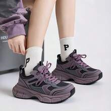 Women Wedge Sneakers - Violet Purple - View 3