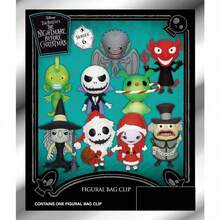 Monogram Disney 1pc Universal NBC Authorized Mystery Blind Bag 3D Non-Plush Filled Jack & Sally Keychain, Halloween & Christmas Gift - MN-22680 - View 2