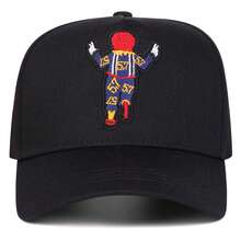 1pc Men's 57 Trucker Hat, Personalized Number Clown Embroidery Baseball Cap, Street Fashion 5-Panel Hat, Outdoor Sun Protection Casual Hat For Spring/Autumn Travel, Beach Vacation - Multicolor - View 6
