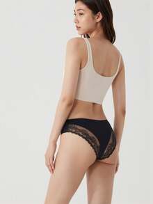 Mystèrelle 3件組女款低腰蕾絲內褲 性感 - 彩色 - 查看 5