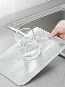 1 Roll Cabinet Liner Mat, Moisture-Proof Heat Resistant Non-Slip Drawer Table Pad, Waterproof Oil Dust Proof For Cabinet Drawer Fridge, Easy To Clean, Kitchen Counter Furniture Storage Mat, Home & Christmas Party Organizer Kitchen Storage Accessories - A - View 6