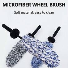 Long Handle Car Wash & Maintenance Tool: Soft Bristle Wheel Brush And Car Cleaning Accessories - Long-handle Soft Brush - View 2