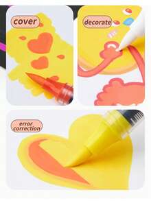 1pc (Capybara) Soft Tip Direct Liquid Acrylic Marker Pens For Art Students, 24/36/48/60/80 Colors, Opaque Layerable Acrylic Paint Pens - Soft-tip Marker - View 5