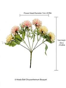 4pcs/24pcs Autumn Artificial Flowers, Perfect For DIY Home Decor Floral Arrangement, Suitable For Outdoor Display, Artificial Floral Arrangement, Rustic Floral Background, Wedding Table Decor And Photography Props - Multicolor - View 9