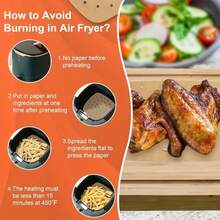 50 Pcs Unbleached Square Perforated Parchment Paper , Square Perforated Parchment,Disposable Air Fryer Paper Liners, Suitable For Air Fryer, Oven, Steamer, Microwave, Baking Tools, Kitchen Small Tools, Home Kitchen Supplies ,Air Fryer Liners ,Squar - View 6