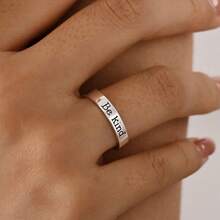 Be Kind...Of A Bi*Ch Ring, Engraved Band Ring, Custom Mantra Ring, Inspirational Jewelry, Birthday Gift For Her, Best Friends Gift - Multicolor 2 - View 3