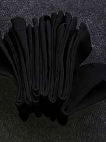 20/10/5/3/1 Pairs Spring/Summer Mid-Calf Maternity Socks, Classic Versatile Neutral Style, Suitable For Daily Wear, Maternity Holiday Gift, Women's Solid Color Wide Cuff Comfortable Minimalist Maternity Socks, Moisture-Wicking, Breathable, Autumn/Winter Sports, Casual, Business Occasions, Christmas Gift - Black - View 2