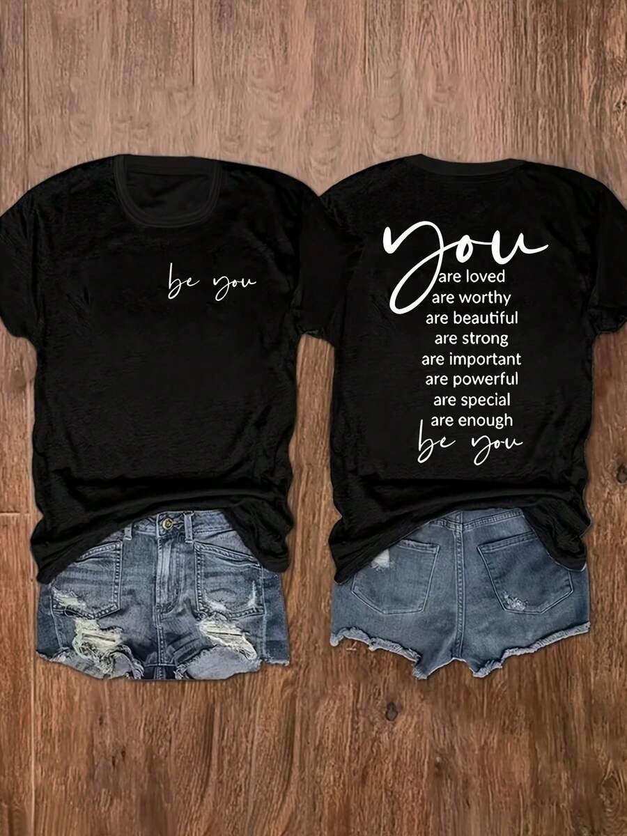 Women T-Shirts - 黑色 - 查看 1