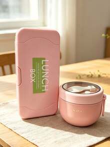 SEAL LOCK 1/3pcs-Cartoon Lunch Box, Student Campus Large Capacity Meal Box, Compartment Breakfast Bento Box, Oatmeal Cup, Fruit Fresh-Keeping Box, Office Worker Weight Loss Meal Box, Suitable For Company, School, Outdoor Picnic - Multicolor - View 5