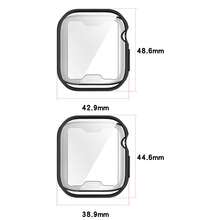 Full Coverage Electroplated TPU Watch Protective Case For Apple Watch Series 12 43mm / 47mm - Clear - View 7