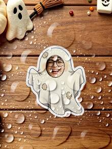 1-54pcs Customizable Halloween Shaped Stickers, Holiday Theme Decorative Stickers, Waterproof PVC Shaped Stickers, Suitable For Home, Window, Gift Packaging, Party Decoration, Atmospheric Decorative Stickers, Suitable For Friends, Family, Party Enthusiasts, Holiday Collectors, Applicable For Halloween Party, Theme Party, Costume Party - Multicolor - View 2
