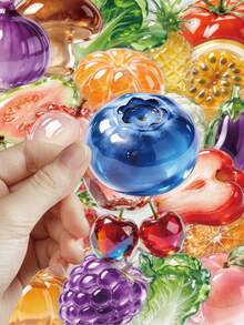50pcs Glass Fruits And Vegetables Stickers For Adults Teens Sticker Enthusiasts Scrapbooking Journaling Laptops Skateboards Add A Fun Touch To Your Devices! - A - View 7