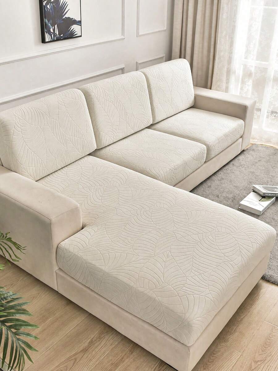 1PC Jacquard Living Room Sofa Cushion Cover Polyester Home Non-Slip Sofa Protective Cover