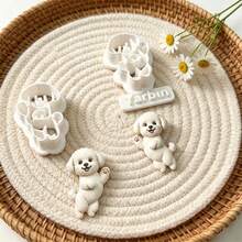 3Pcs Poodle Puppy Clay Cutters Set DIY Handmade Earring Jewelry Making Craft Molds Supplies - 3-pack - View 3