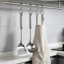 S Shaped Hooks, Rust‑Proof Stainless Steel Hanging Hooks, Multipurpose Utility S Hooks For Pots, Pans, Clothes, Bird Cages - A - View 2