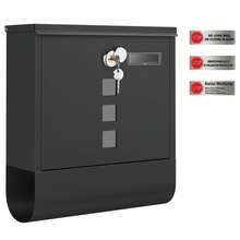 SONGMICS Mailboxes - Siyah - Görünüm 6