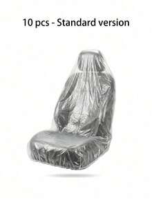 Disposable Car Seat Covers, Transparent Dustproof Seat Covers, Waterproof And Stain-Resistant, Universal Protective Film, Suitable For Various Car Seats Such As Sedans And Trucks, Lightweight And Foldable, Keeping The Car Interior Clean. - Multicolor - View 12
