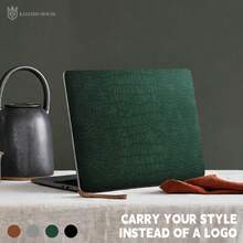 jinhanqi Premium Crocodile Pattern PU Leather Laptop Skin | Non-Printed Embossed Texture, Scratch-Resistant, Waterproof, Residue-Free, Fits 10, 12, 13, 14, 15, 16 Inch Laptops, Suitable For HP And Gaming Laptops, Business Decorative Sticker - View 11