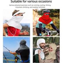 Men Masks & Visor Hat - Black and White - View 10