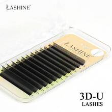 Lashine U型睫毛 12排 2DU 3DU 4DU 5DU M捲度 自然輕盈扇形接睫毛 柔軟輕量三葉草睫毛 快速打造豐盈濃密妝感 - M - 查看 6