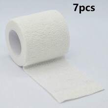 1/3/5/7 Rolls Sports Tape, Elastic Self-Adhesive Bandage, Finger And Ankle Support, Suitable For Wrist, Waist, Knee And Elbow Protection, For Football, Basketball, Running, Fitness, Badminton, Tennis - Multicolor - View 8