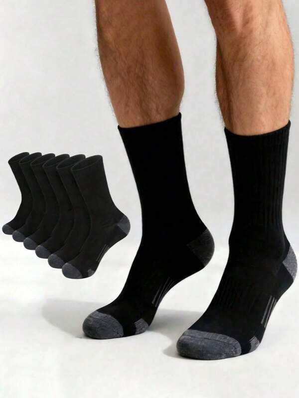 5/10/15 Pairs Comfortable Men's Round Neck Mesh Sports Socks, Suitable For Outdoor And Casual Wear, All-Season White Antibacterial, Odor-Resistant, Moisture-Wicking Thickened Sports Socks. Couple Comfortable Daily Wear Socks, Casual, Women's Socks, Cute Socks, Girls' Socks, Autumn/Winter/Spring/Autumn Socks, Mesh Detail, Perforated Design, Moisture-Wicking, Soft And Smooth, Suitable For Various Holidays, Sports, Casual, Business And Other Daily Wear,