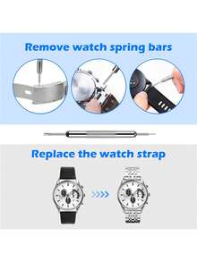 26pcs Professional Watch Repair Tool Kit, Includes 14-22mm Spring Bar, Watch Back Opener, Watch Battery Replacement Tool, Watch Strap Adjuster, Suitable For Watch Maintenance, Watch Back Opening, Watch Battery Replacement, Practical Watch Repair Tool Set For Watchmakers And Enthusiasts, Durable Home Watch Repair Kit, Convenient Watch Repair Supplies, Ideal Gift For Watch Enthusiasts, Friends, Family, Suitable For Daily Repair And Home Maintenance - Yellow - View 8