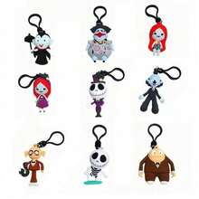 Monogram Disney 1個通用 NBC 授權神秘盲袋 3D 非毛絨填充 Jack Sally 鑰匙圈，萬聖節聖誕禮物 - MN-22700 - 查看 6