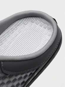 Zapatos casuales mule sin talón para caballeros, malla de alta ventilación evita sobrecalentamiento. Suela antideslizante y resistente, 3 colores disponibles. Ideal para paseos;ligeros y cóm - Gris - Ver 10