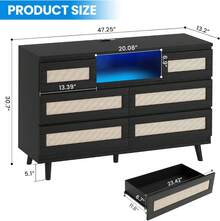 Baby Chests & Dressers - Black - View 2