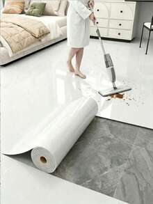 Glossy Floor Renovation Stickers - Peel And Stick Removable Vinyl Floor And Wall Tiles, Wear-Resistant, Waterproof, Stain-Resistant, Easy To Clean And Maintain, Suitable For Bathroom, Kitchen, Living Room, Bedroom, RV Renovation And Decoration - Floor Stickers - View 1