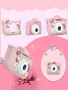 Smart Camera For Girls & Boys 200mAh HD Video Recording Multiple Fun Games Digital Camera With SD Card, 2-Inch Screen LCD Display Games & Filters Perfect For Holidays & Birthday Gifts - View 2