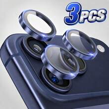 CASECOPS 3Packs Camera Lens Protector Film, Compatible With Apple 17 Pro Max/17 Pro/17/17 Air/17e/16 Pro Max/16 Pro/16 Plus/16e/16/15/14/13/12/11 All Series, 9H+ Hardness Tempered Glass, One-Click Installation, High-Definition Separate Lens Protector Film, Anti-Scratch, Anti-Fingerprint, Transparent, Compatible Phone Cases - 3PCS - View 19