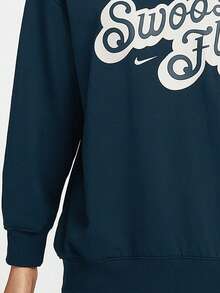 Nike Authentic Swoosh Fly Women's Knit Sports Graphic Sweatshirt FZ5515-478 - FZ5515-478 - View 5