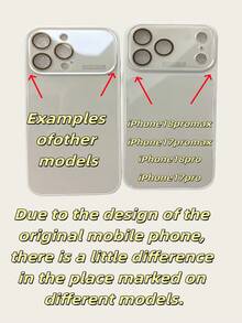 Luxury Solid Color Glossy Phone Case, Built-In Lens Protection, Minimalist Cute Elegant, Compatible With IPhone 17 Pro Max 16 15 14 13 12 11 Pro Max, Lens Protection, Compatible With IPhone 17 Pro Max 16 Pro Max 17 Pro 15 Pro Max 14 Pro Max 13 Pro Max, New Compatible With IPhone 18 Pro Max, 18 Pro Phone Protective Case - Multicolor - View 7