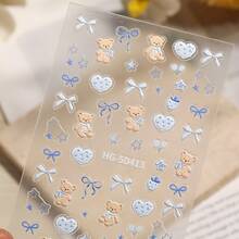 3pcs Creative Bowknot Cake Heart Pattern Lens Decoration Stickers, Suitable For 17 Pro /MAX Phone Lens Film And Phone Case [Product Only Suitable For People Over 14 Years Old] - Multicolor - View 7
